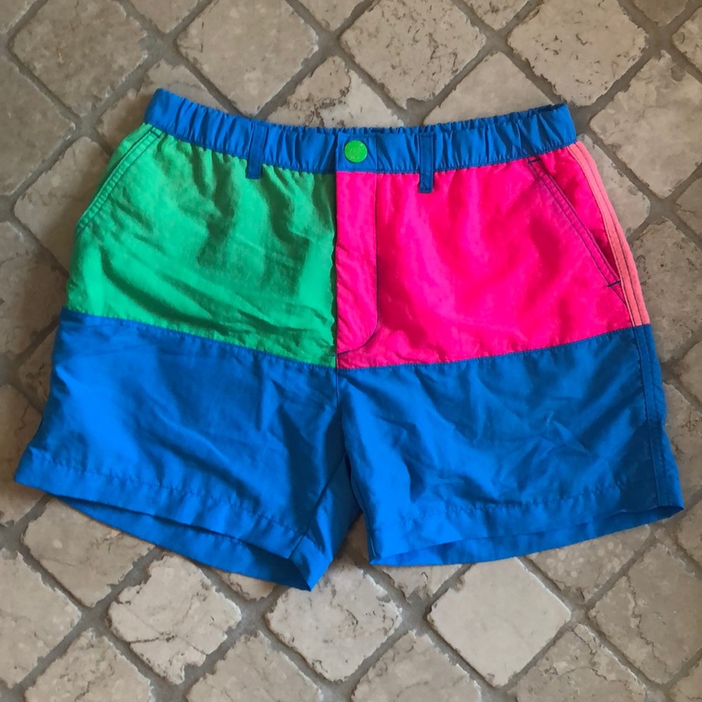 Medium Color Block Chubbies Shorts.